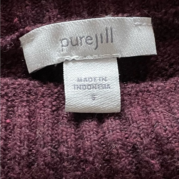 NWOT Small J.Jill Mulberry Pure Jill Tunic Sweater - Picture 5 of 6